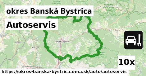 Autoservis, okres Banská Bystrica