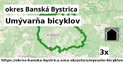 umývarňa bicyklov v okres Banská Bystrica