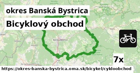 Bicyklový obchod, okres Banská Bystrica