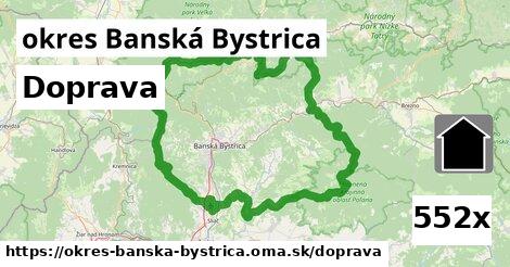 doprava v okres Banská Bystrica