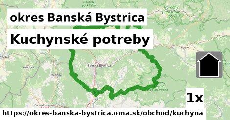 Kuchynské potreby, okres Banská Bystrica