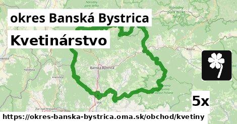 Kvetinárstvo, okres Banská Bystrica