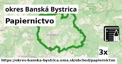 Papiernictvo, okres Banská Bystrica
