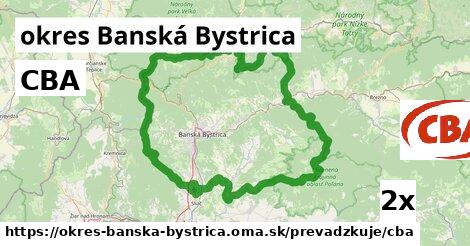 CBA, okres Banská Bystrica