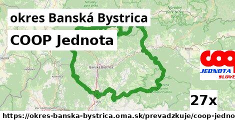 COOP Jednota, okres Banská Bystrica