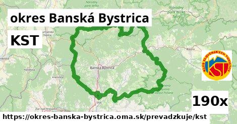 KST, okres Banská Bystrica