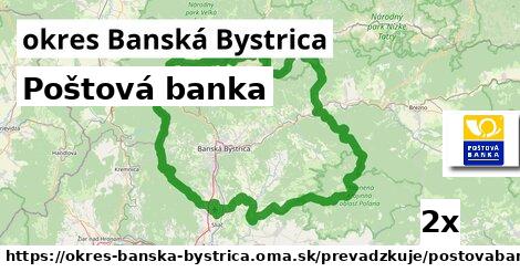 Poštová banka, okres Banská Bystrica