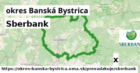 Sberbank, okres Banská Bystrica