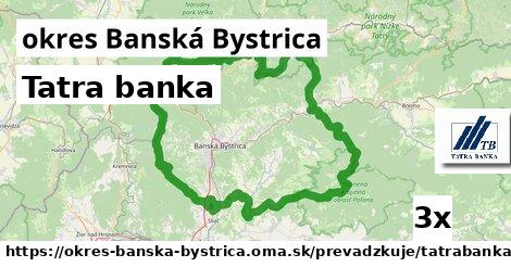 Tatra banka, okres Banská Bystrica