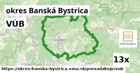 VÚB, okres Banská Bystrica