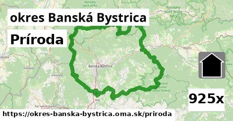 príroda v okres Banská Bystrica