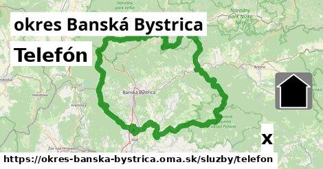 Telefón, okres Banská Bystrica