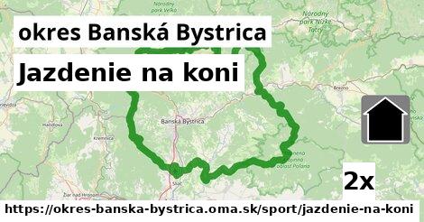 jazdenie na koni v okres Banská Bystrica