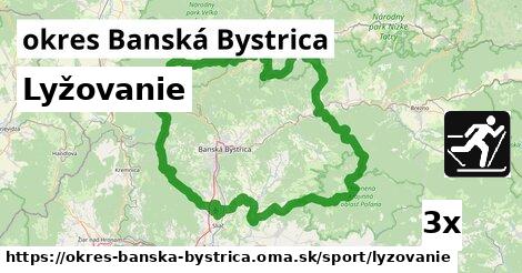 Lyžovanie, okres Banská Bystrica