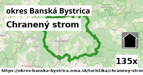 chranený strom v okres Banská Bystrica