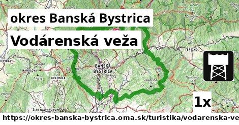 Vodárenská veža, okres Banská Bystrica
