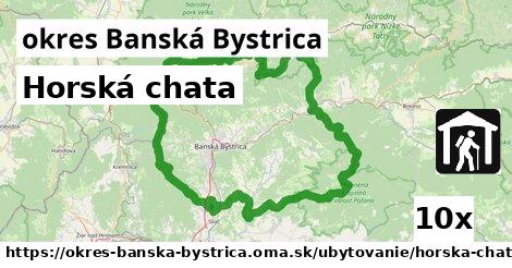 Horská chata, okres Banská Bystrica