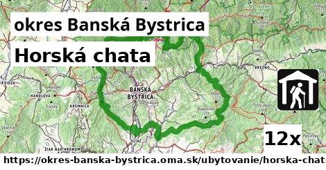 Horská chata, okres Banská Bystrica