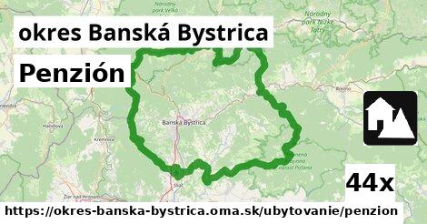Penzión, okres Banská Bystrica