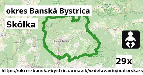 Skôlka, okres Banská Bystrica