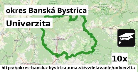 Univerzita, okres Banská Bystrica