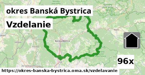 vzdelanie v okres Banská Bystrica