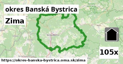 zima v okres Banská Bystrica