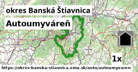 Autoumyváreň, okres Banská Štiavnica