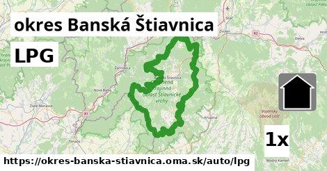 LPG v okres Banská Štiavnica