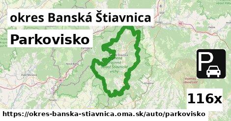 Parkovisko, okres Banská Štiavnica