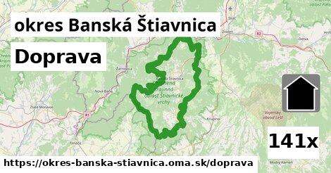 doprava v okres Banská Štiavnica