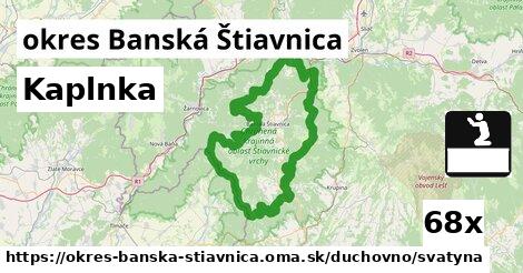 Kaplnka, okres Banská Štiavnica