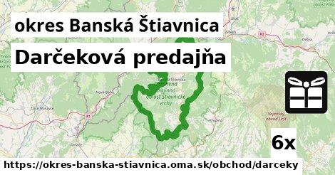Darčeková predajňa, okres Banská Štiavnica