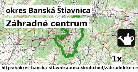 Záhradné centrum, okres Banská Štiavnica