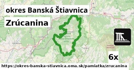 zrúcanina v okres Banská Štiavnica