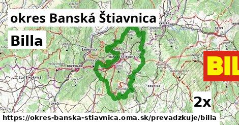 Billa v okres Banská Štiavnica