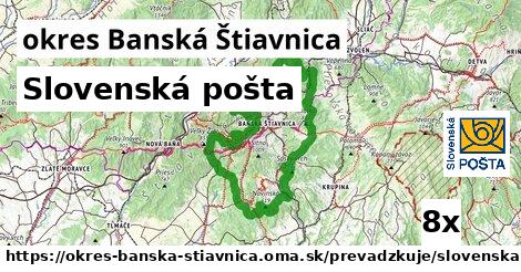 Slovenská pošta, okres Banská Štiavnica