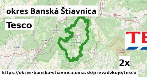 Tesco, okres Banská Štiavnica