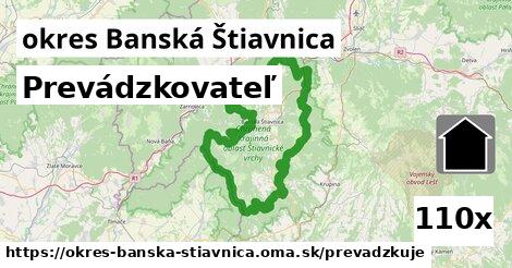 prevádzkovateľ v okres Banská Štiavnica