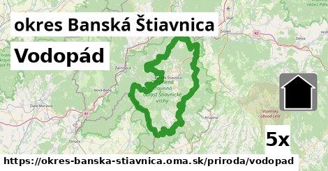 Vodopád, okres Banská Štiavnica