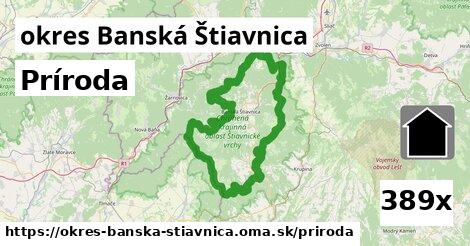 príroda v okres Banská Štiavnica