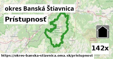prístupnosť v okres Banská Štiavnica