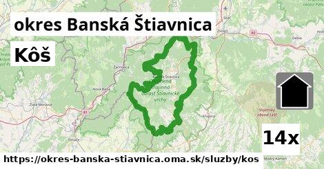 kôš v okres Banská Štiavnica