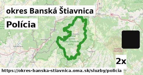 Polícia, okres Banská Štiavnica