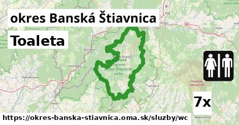 Toaleta, okres Banská Štiavnica