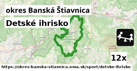 detské ihrisko v okres Banská Štiavnica