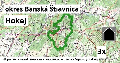 Hokej, okres Banská Štiavnica