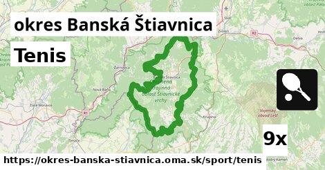 Tenis, okres Banská Štiavnica