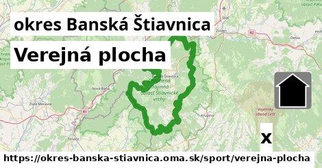 Verejná plocha, okres Banská Štiavnica