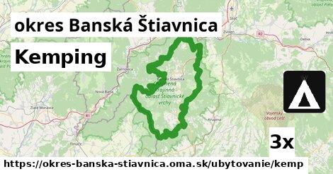 Kemping, okres Banská Štiavnica